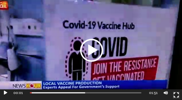LOCAL VACCINE PRODUCTION: Experts Appeal for Government Support (Video Report)